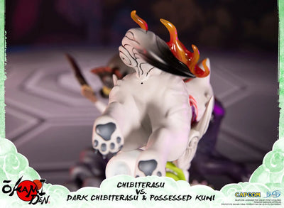Chibiterasu vs Dark Chibiterasu & Possessed Kuni – First 4 Figures – ActionFigure Brasil — iluminação de estúdio