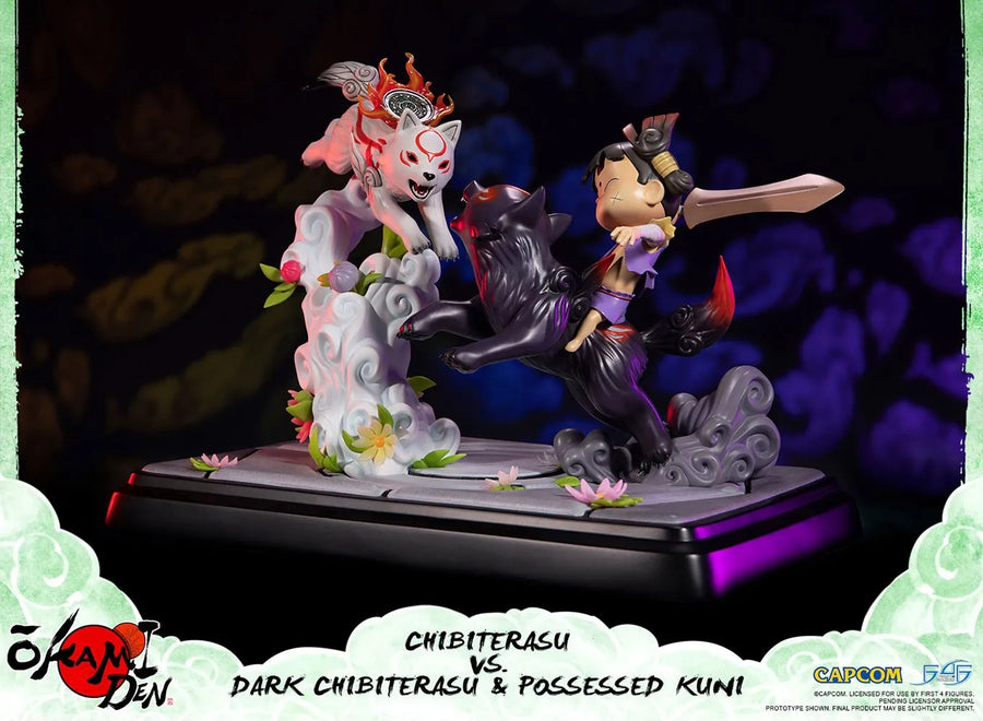 Chibiterasu vs Dark Chibiterasu & Possessed Kuni – First 4 Figures – ActionFigure Brasil