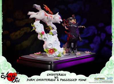 Chibiterasu vs Dark Chibiterasu & Possessed Kuni – First 4 Figures – ActionFigure Brasil — iluminação de estúdio