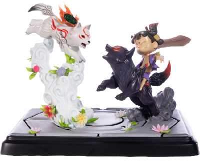 Chibiterasu vs Dark Chibiterasu & Possessed Kuni – First 4 Figures – ActionFigure Brasil — detalhe do produto