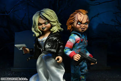 Child's Play Bride of Chucky / Chucky & Tiffany Action Doll 2PKㅤ – Neca – ActionFigureBrasil — detalhe do produto