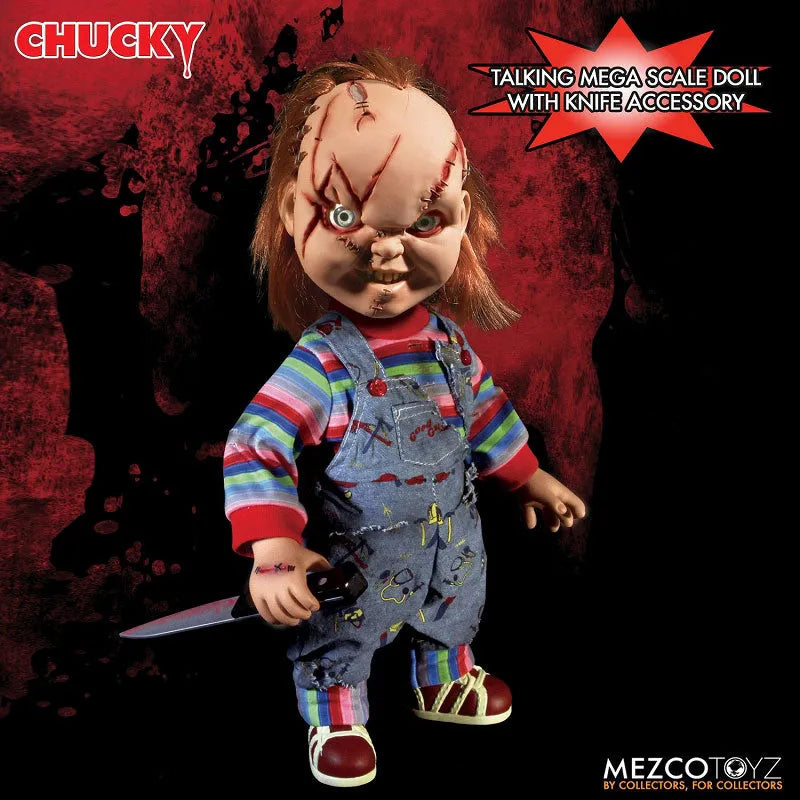 Child's Play / Chucky 15 Inch Talking Mega Scale Figureㅤ – Mezco – ActionFigure Brasil