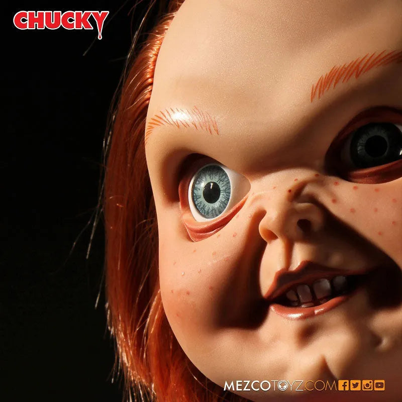 Child's Play - Good Guy Chucky 15 Inch Talking Figureㅤ – Mezco – ActionFigure Brasil