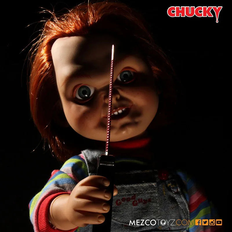 Child's Play - Good Guy Chucky 15 Inch Talking Figureㅤ – Mezco – ActionFigure Brasil