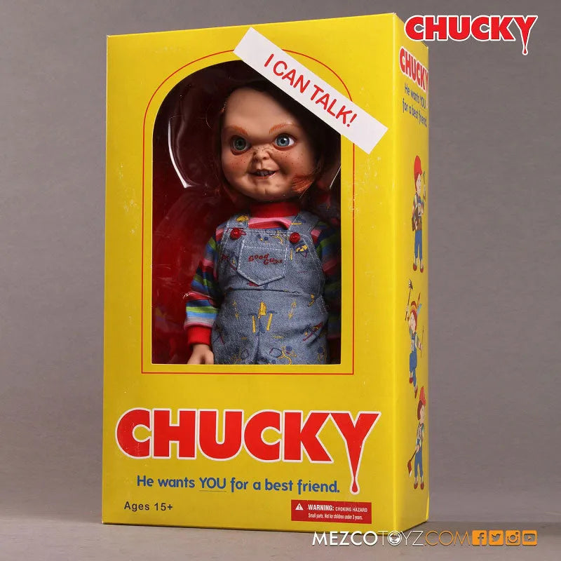 Child's Play - Good Guy Chucky 15 Inch Talking Figureㅤ – Mezco – ActionFigure Brasil