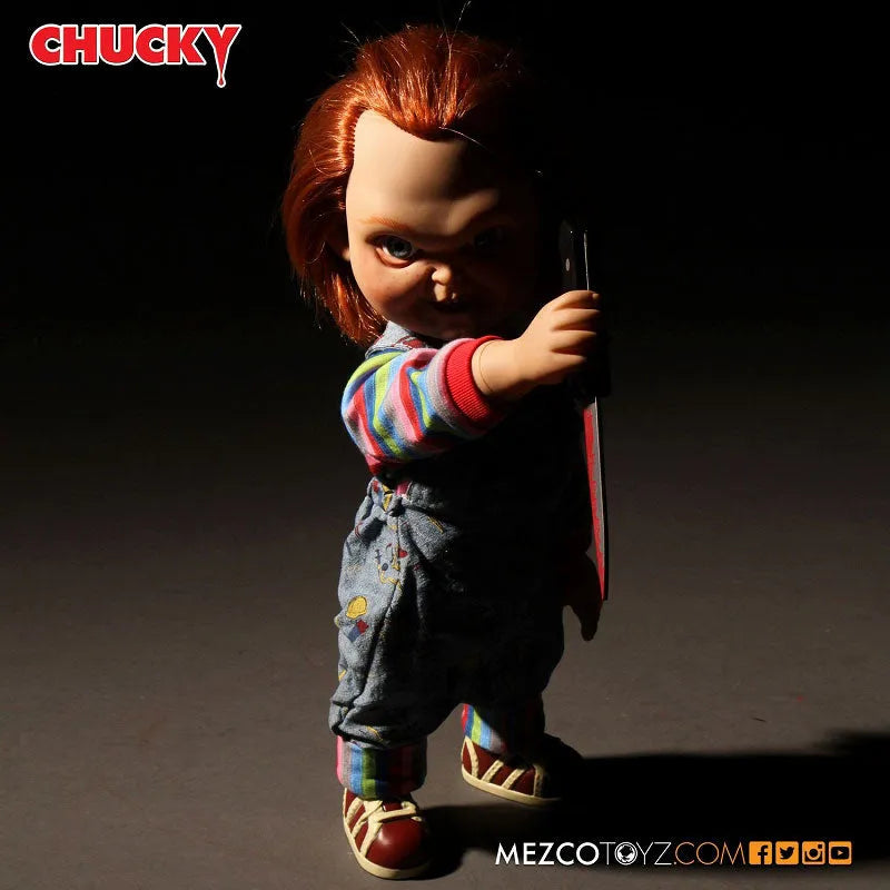 Child's Play - Good Guy Chucky 15 Inch Talking Figureㅤ – Mezco – ActionFigure Brasil