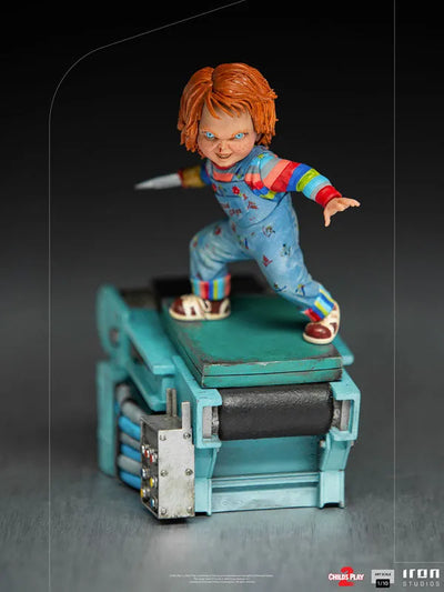 "Child's Play" Statue "Art Scale" 1/10 Scale Chucky [Movie "Child's Play 2"]ㅤ – Iron Studios – ActionFigureBrasil — detalhe do produto