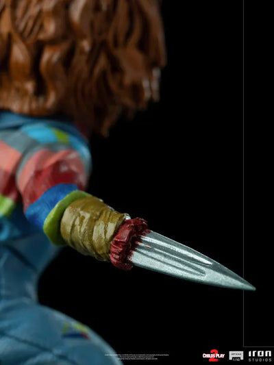 "Child's Play" Statue "Art Scale" 1/10 Scale Chucky [Movie "Child's Play 2"]ㅤ – Iron Studios – ActionFigureBrasil — iluminação de estúdio