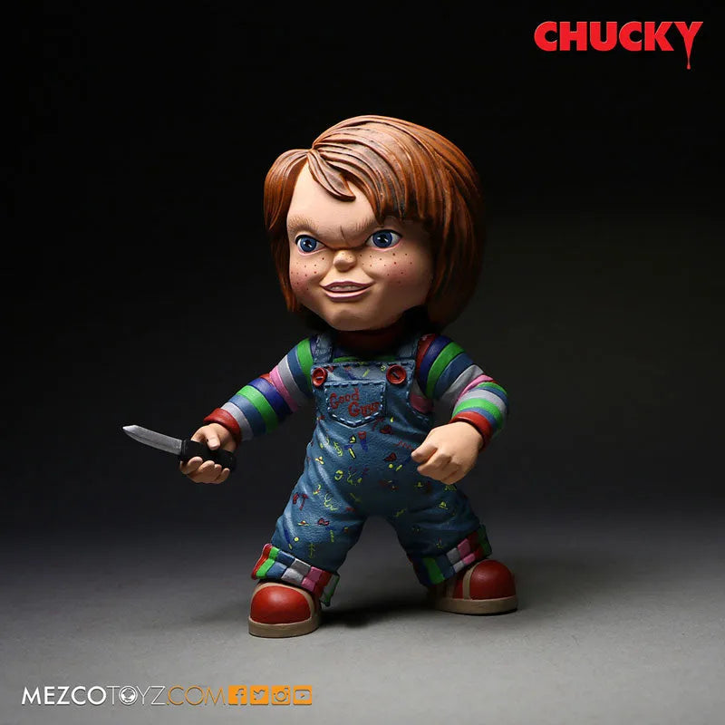 Child's Play Stylized Roto Figure Good Guy Chuckyㅤ – Mezco – ActionFigureBrasil