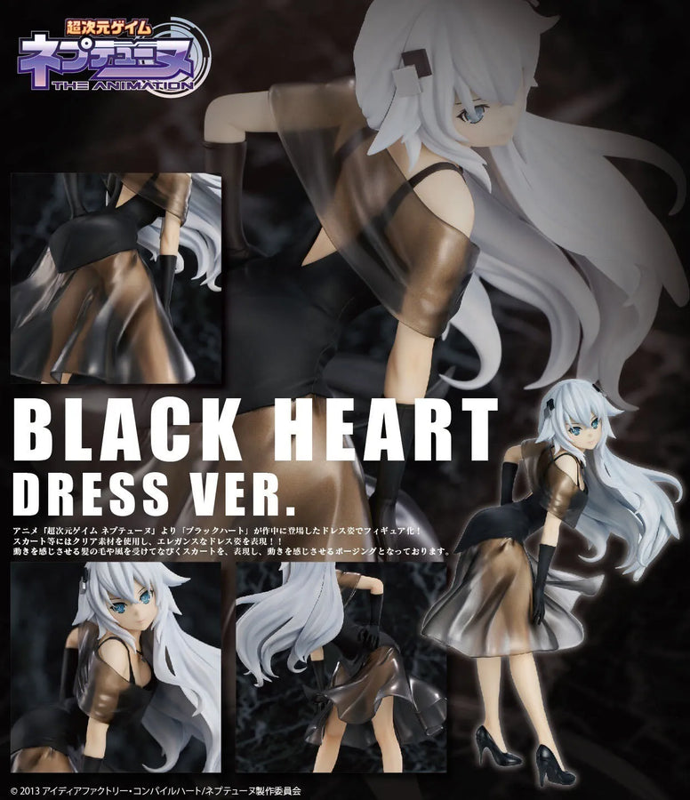 Choujigen Game Neptune: The Animation - Black Heart - Dress ver. (Union Creative International Ltd)ㅤ – Union Creative – ActionFigureBrasil