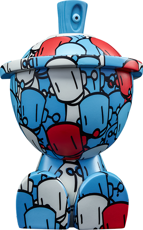 Chris RWK (Full Color) Canbot - LIMITED EDITION – Clutter Studios – ActionFigure Brasil