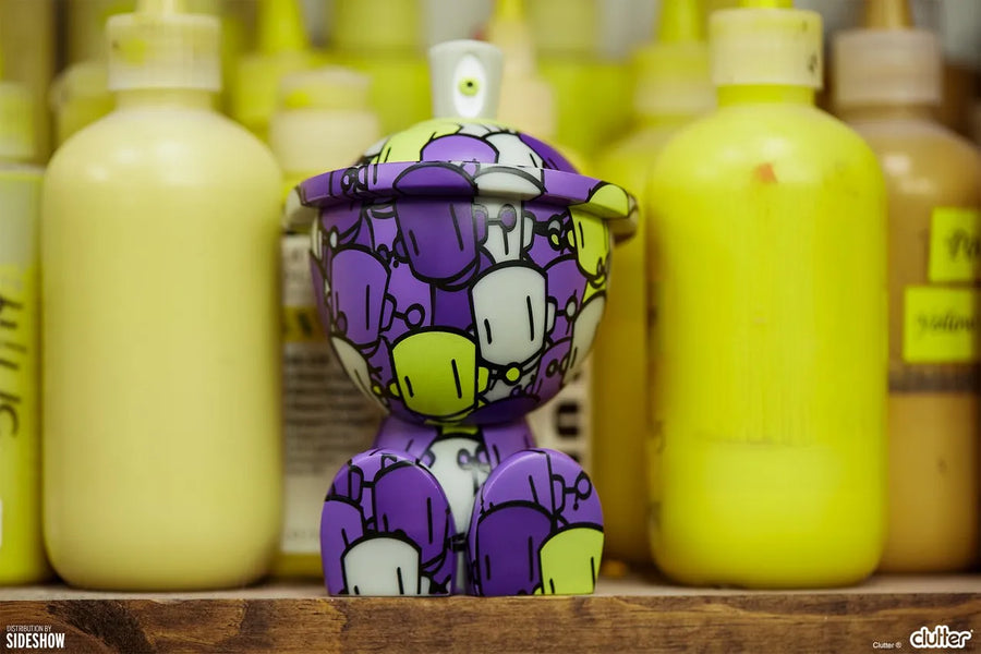 Chris RWK (Purple GID) Canbot - LIMITED EDITION (Variant) – Clutter Studios – ActionFigure Brasil