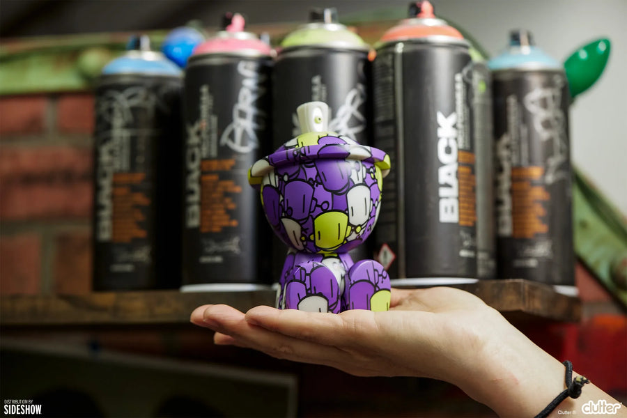 Chris RWK (Purple GID) Canbot - LIMITED EDITION (Variant) – Clutter Studios – ActionFigure Brasil