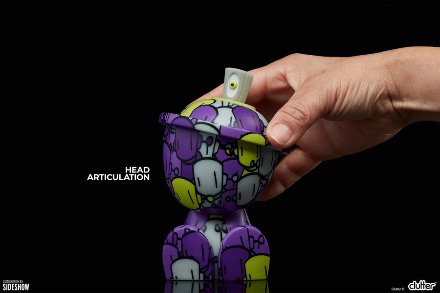 Chris RWK (Purple GID) Canbot - LIMITED EDITION (Variant) – Clutter Studios – ActionFigure Brasil
