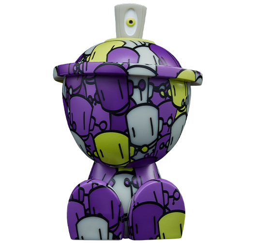 Chris RWK (Purple GID) Canbot - LIMITED EDITION (Variant) – Clutter Studios – ActionFigure Brasil