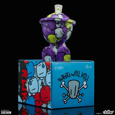 Chris RWK (Purple GID) Canbot - LIMITED EDITION (Variant) – Clutter Studios – ActionFigure Brasil — detalhe do produto