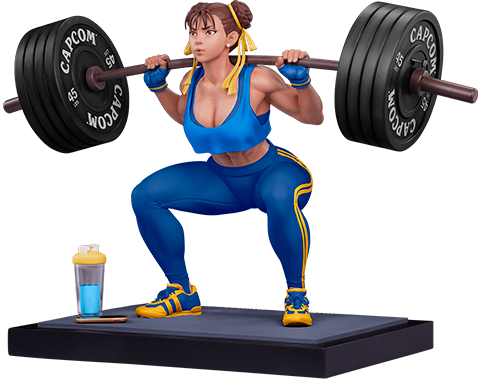 Chun-Li: Powerlifting (Alpha Edition) - LIMITED EDITION: 250 (Variant) – PCS – ActionFigure Brasil