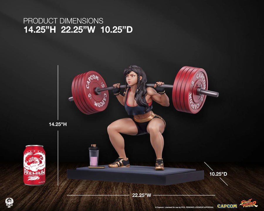 Chun-Li: Powerlifting (Battle Edition) - LIMITED EDITION: 250 (Exclusive) – PCS – ActionFigure Brasil
