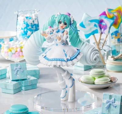 Cinnamoroll - Piapro Characters - Hatsune Miku - Hatsune Miku x Cinnamoroll - Luminasta - White Dress Ver. (SEGA)ㅤ – SEGA – ActionFigureBrasil