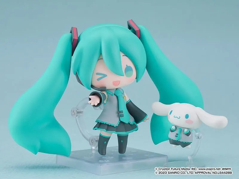 Cinnamoroll - Vocaloid - Hatsune Miku - Hatsune Miku x Cinnamoroll - Nendoroid #2306 - Cinnamoroll Collaboration Ver. (Good Smile Company)ㅤ – Good Smile Company – ActionFigure Brasil