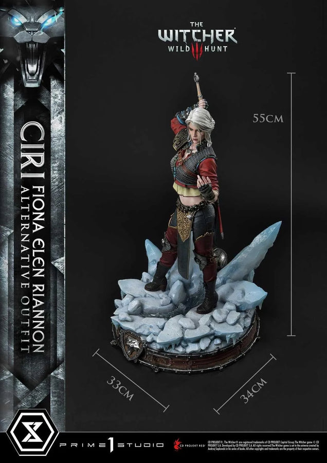 Ciri Fiona Elen Riannon (Alternative Outfit Edition) The Witcher 3: Wild Hunt – Prime1Studio – ActionFigure Brasil