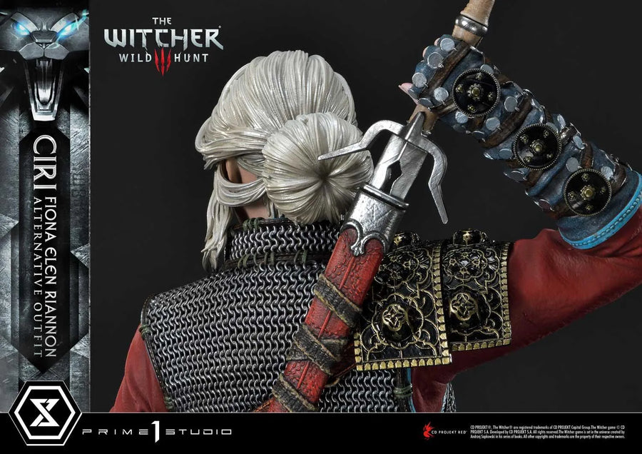 Ciri Fiona Elen Riannon (Alternative Outfit Edition) The Witcher 3: Wild Hunt – Prime1Studio – ActionFigure Brasil