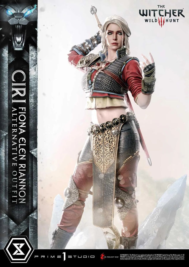 Ciri Fiona Elen Riannon (Alternative Outfit Edition) The Witcher 3: Wild Hunt – Prime1Studio – ActionFigure Brasil