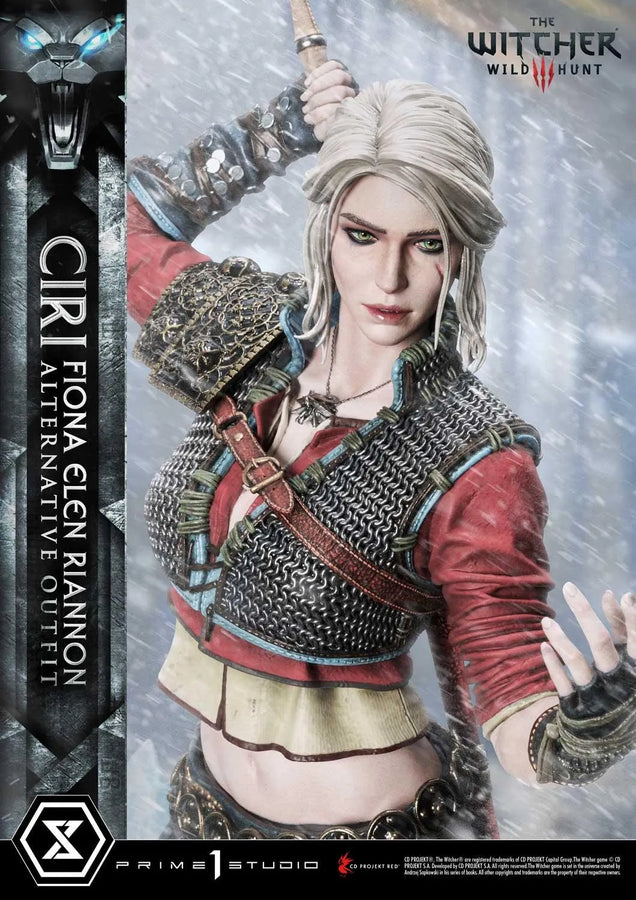 Ciri Fiona Elen Riannon (Alternative Outfit Edition) The Witcher 3: Wild Hunt – Prime1Studio – ActionFigure Brasil