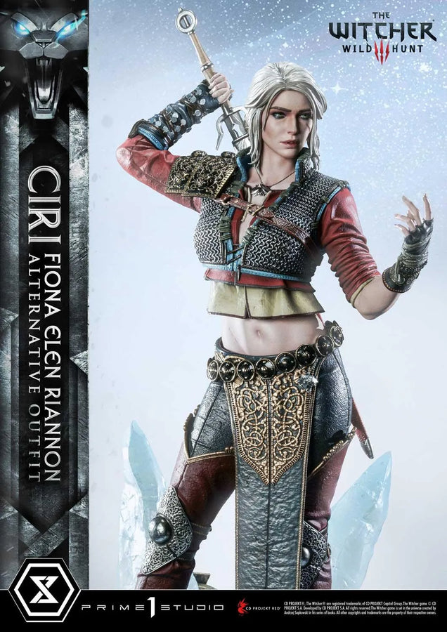 Ciri Fiona Elen Riannon (Alternative Outfit Edition) The Witcher 3: Wild Hunt – Prime1Studio – ActionFigure Brasil