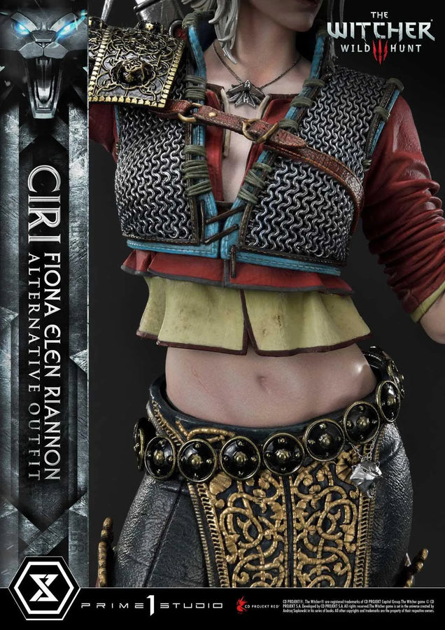Ciri Fiona Elen Riannon (Alternative Outfit Edition) The Witcher 3: Wild Hunt – Prime1Studio – ActionFigure Brasil