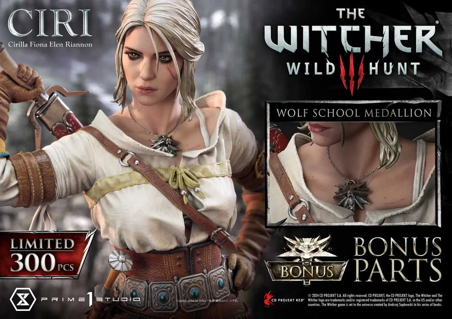 Ciri Fiona Elen Riannon (Bonus Version) The Witcher 3: Wild Hunt – Prime1Studio – ActionFigure Brasil