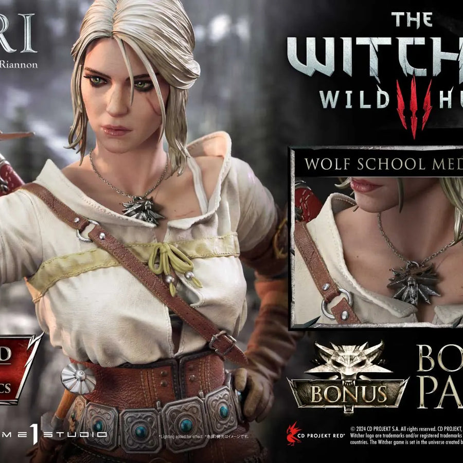 Ciri Fiona Elen Riannon (Bonus Version) The Witcher 3: Wild Hunt – Prime1Studio – ActionFigure Brasil