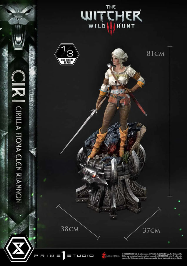 Ciri Fiona Elen Riannon (Bonus Version) The Witcher 3: Wild Hunt – Prime1Studio – ActionFigure Brasil
