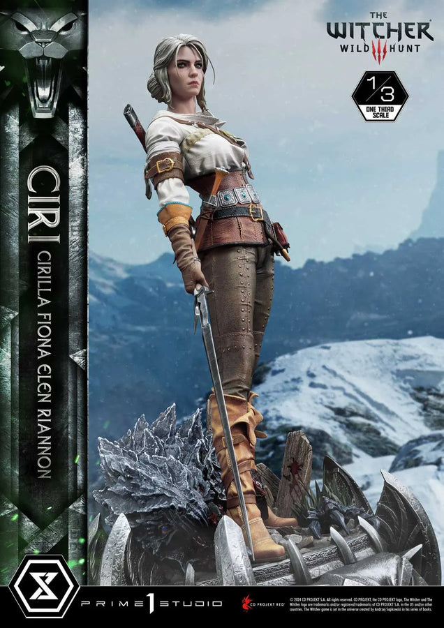 Ciri Fiona Elen Riannon (Bonus Version) The Witcher 3: Wild Hunt – Prime1Studio – ActionFigure Brasil