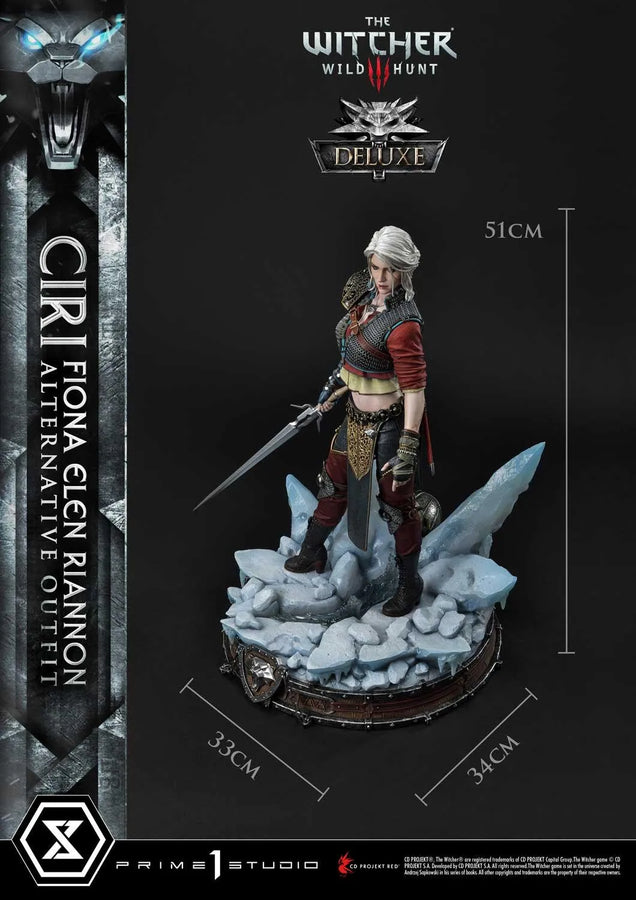 Ciri Fiona Elen Riannon (Deluxe Bonus Version) The Witcher 3: Wild Hunt – Prime1Studio – ActionFigure Brasil