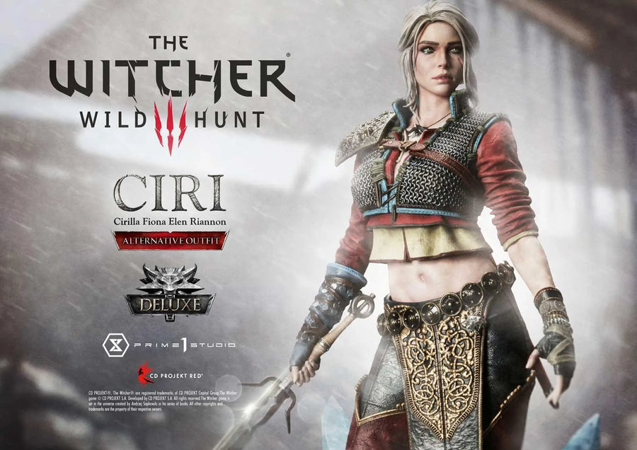 Ciri Fiona Elen Riannon (Deluxe Bonus Version) The Witcher 3: Wild Hunt – Prime1Studio – ActionFigure Brasil