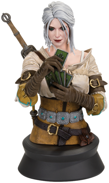 Ciri Playing Gwent – Dark Horse Comics – ActionFigure Brasil — detalhe do produto