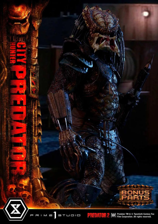 City Hunter Predator (Deluxe Bonus Version) Predator 2 (Film) – Prime1Studio – ActionFigure Brasil