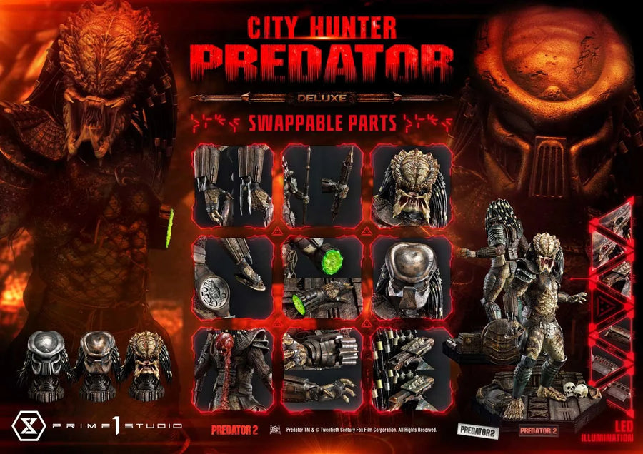 City Hunter Predator (Deluxe Version) Predator 2 (Film) – Prime1Studio – ActionFigure Brasil