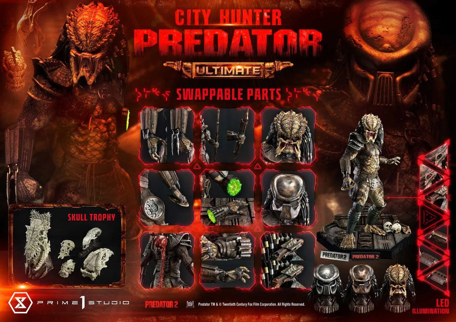 City Hunter Predator (Ultimate Bonus Version) Predator 2 (Film) – Prime1Studio – ActionFigure Brasil