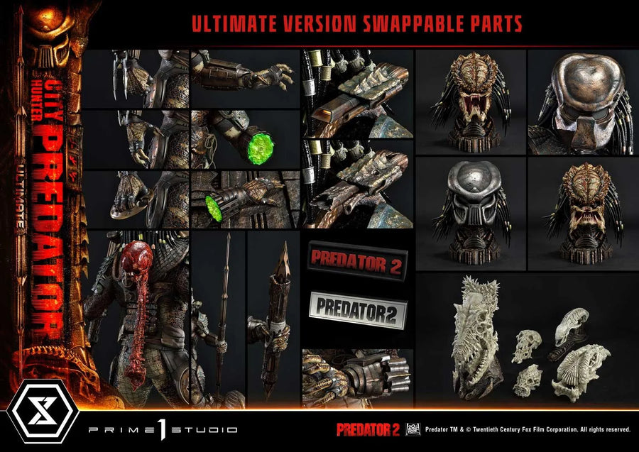 City Hunter Predator (Ultimate Bonus Version) Predator 2 (Film) – Prime1Studio – ActionFigure Brasil