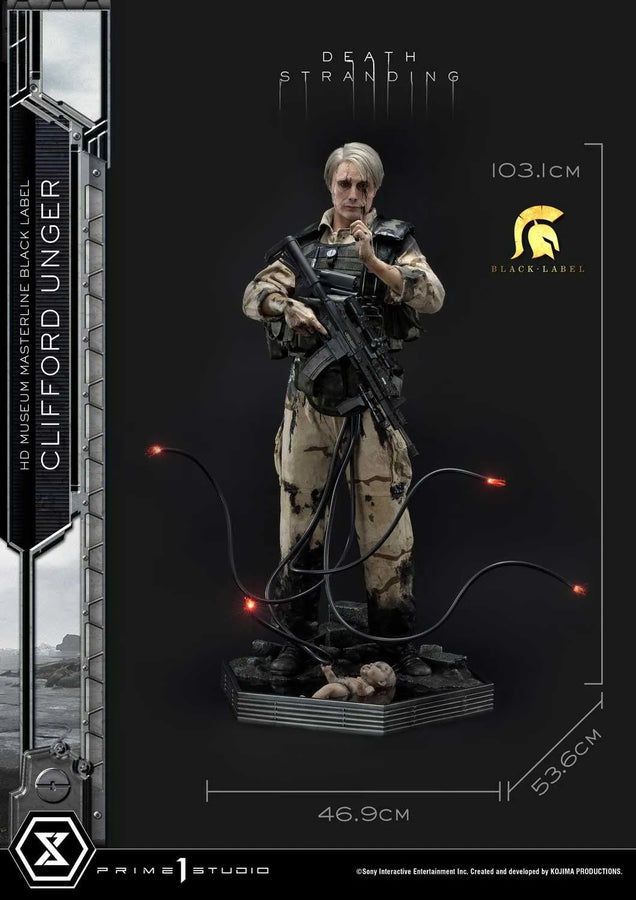 Clifford Unger (Black Label Edition) Death Stranding – Prime1Studio – ActionFigure Brasil