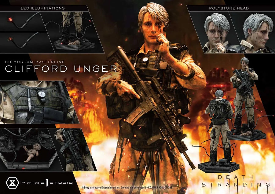 Clifford Unger (Regular Version) Death Stranding – Prime1Studio – ActionFigure Brasil