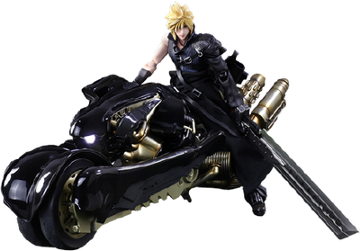 Cloud Strife & Fenrir – Square Enix – ActionFigure Brasil