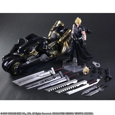 Cloud Strife & Fenrir – Square Enix – ActionFigure Brasil — ambientada