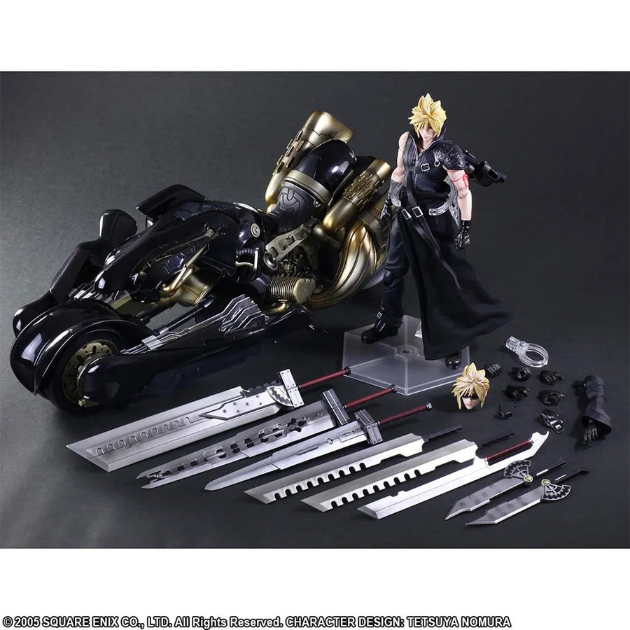 Cloud Strife & Fenrir – Square Enix – ActionFigure Brasil