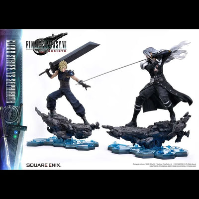 Cloud Strife vs. Sephiroth Set (Cloud Strife vs Sephiroth Set) – Square Enix – ActionFigure Brasil — ambientada