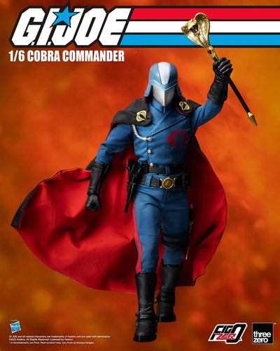 Cobra Commander – Threezero – ActionFigure Brasil — com base expositora