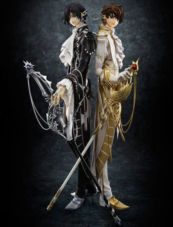 Code Geass - Hangyaku no Lelouch R2 - Kururugi Suzaku - Lelouch Lamperouge - G.E.M. - 1/8 (MegaHouse)ㅤ – MegaHouse As Manufacturer – ActionFigure Brasil