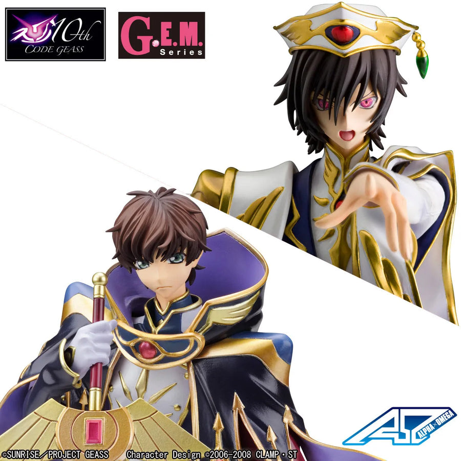Code Geass - Hangyaku no Lelouch R2 - Lelouch Lamperouge & Kururugi Suzaku Set - G.E.M. - 1/8 (MegaHouse)ㅤ – Bandai – ActionFigure Brasil